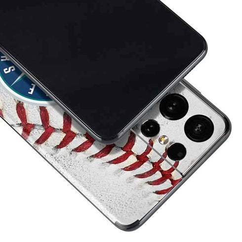 MLB Seattle Mariners Game Ball Galaxy S21 Ultra 5G Skin