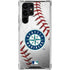 MLB Seattle Mariners Game Ball Galaxy S22 Ultra Clear Case