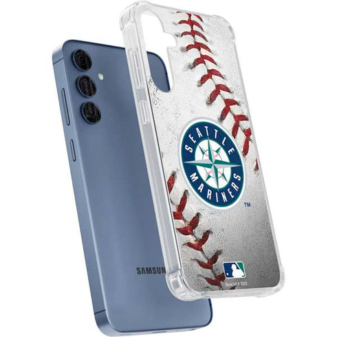 MLB Seattle Mariners Game Ball Galaxy S24 Clear Case