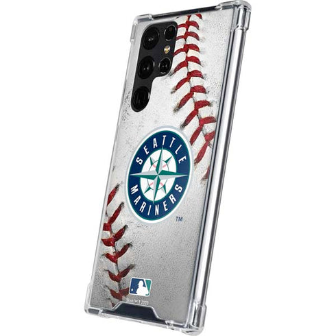 MLB Seattle Mariners Game Ball Galaxy S24 Ultra Clear Case