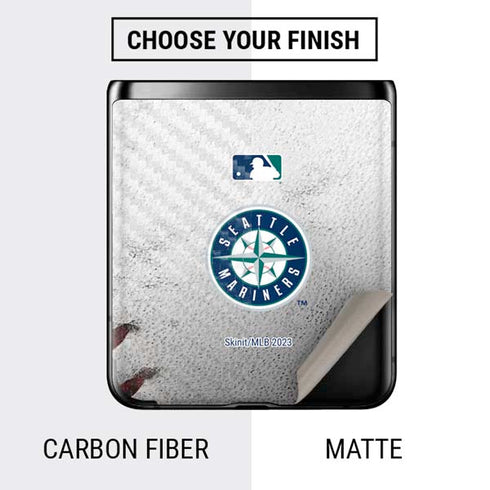 MLB Seattle Mariners Game Ball Galaxy Z Flip Skin