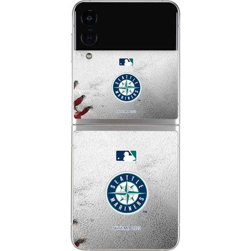MLB Seattle Mariners Game Ball Galaxy Z Flip3 5G Skin