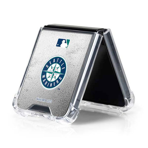 MLB Seattle Mariners Game Ball Galaxy Z Flip5 5G Clear Case