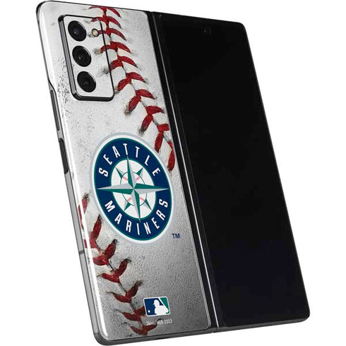 MLB Seattle Mariners Game Ball Galaxy Z Fold2 5G Skin