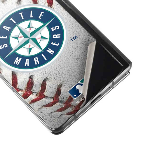 MLB Seattle Mariners Game Ball Galaxy Z Fold2 5G Skin