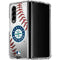 MLB Seattle Mariners Game Ball Galaxy Z Fold4 5G Clear Case