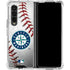 MLB Seattle Mariners Game Ball Galaxy Z Fold4 5G Clear Case
