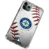 MLB Seattle Mariners Game Ball iPhone 11 Pro Max Clear Case