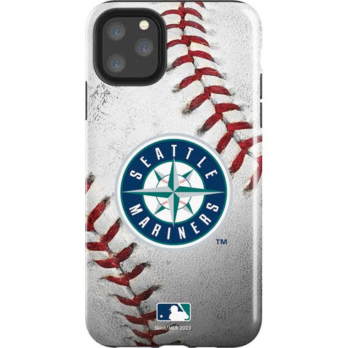 MLB Seattle Mariners Game Ball iPhone 11 Pro Max Impact Case