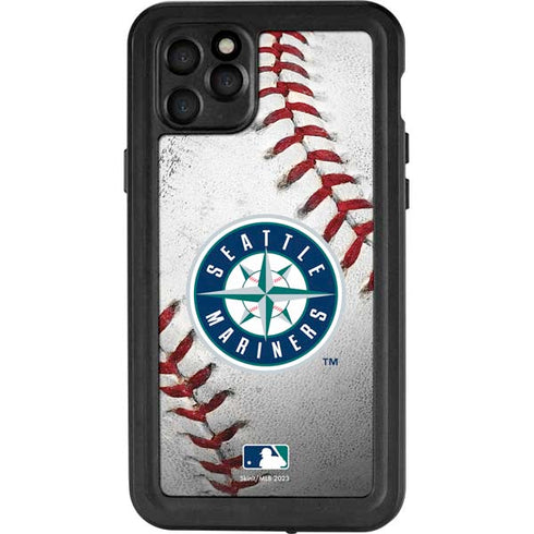 MLB Seattle Mariners Game Ball iPhone 11 Pro Max Waterproof Case