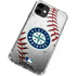 MLB Seattle Mariners Game Ball iPhone 12 Mini Clear Case