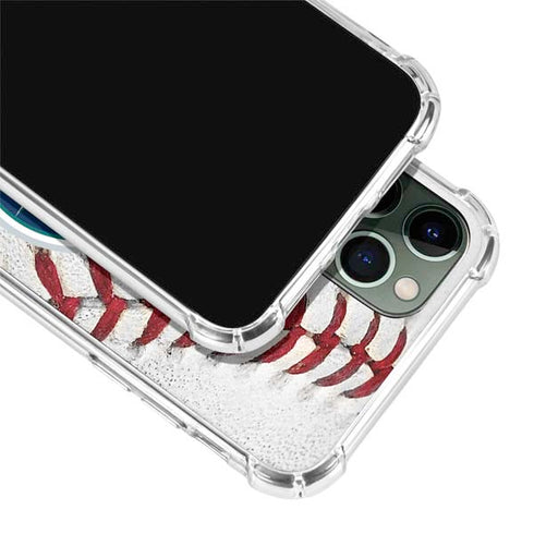 MLB Seattle Mariners Game Ball iPhone 12 Pro Clear Case