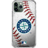MLB Seattle Mariners Game Ball iPhone 12 Pro Max Clear Case