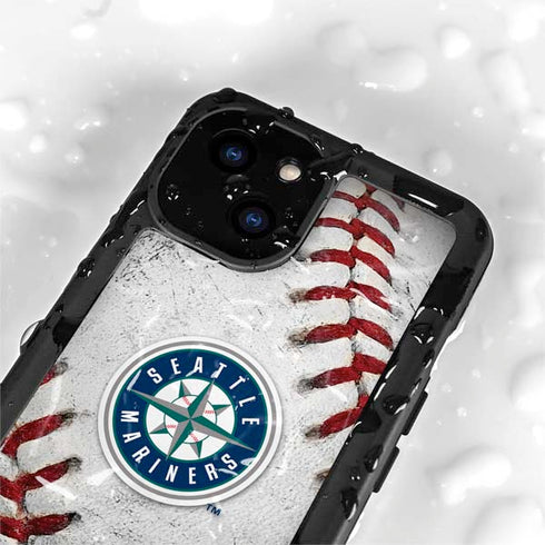 MLB Seattle Mariners Game Ball iPhone 13 Mini Waterproof Case