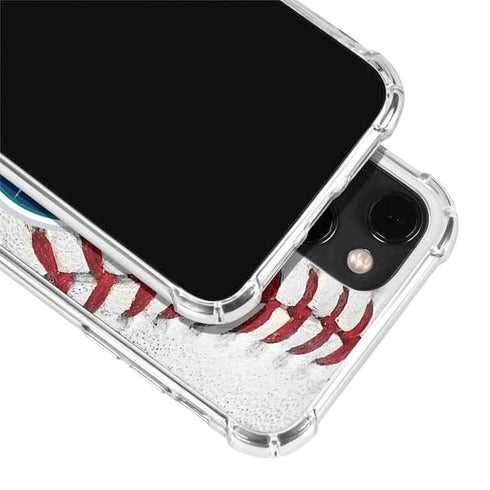 MLB Seattle Mariners Game Ball iPhone 14 Clear Case