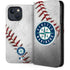 MLB Seattle Mariners Game Ball iPhone 14 Plus Folio Case