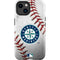 MLB Seattle Mariners Game Ball iPhone 15 Plus Impact Case