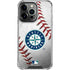 MLB Seattle Mariners Game Ball iPhone 14 Pro Clear Case
