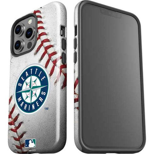 MLB Seattle Mariners Game Ball iPhone 14 Pro Impact Case