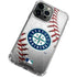 MLB Seattle Mariners Game Ball iPhone 15 Pro Max Clear Case