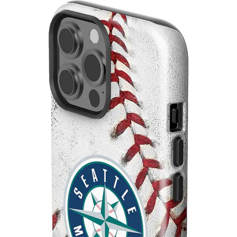 MLB Seattle Mariners Game Ball iPhone 15 Pro Max Impact Case