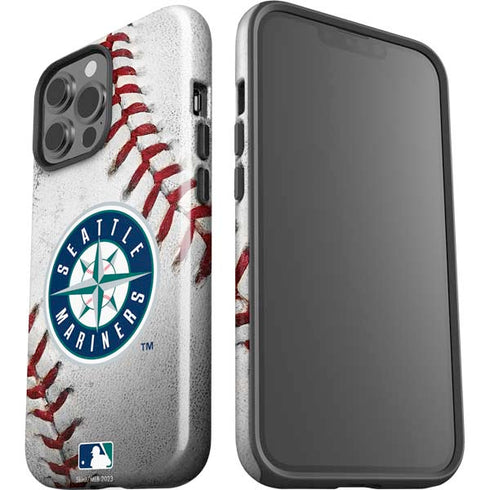 MLB Seattle Mariners Game Ball iPhone 15 Pro Max Impact Case