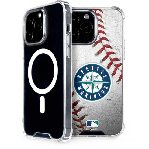 MLB Seattle Mariners Game Ball iPhone 15 Pro Max MagSafe Case