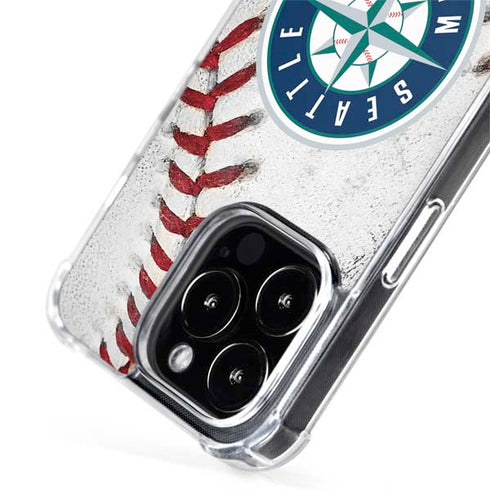 MLB Seattle Mariners Game Ball iPhone 15 Pro Max MagSafe Case