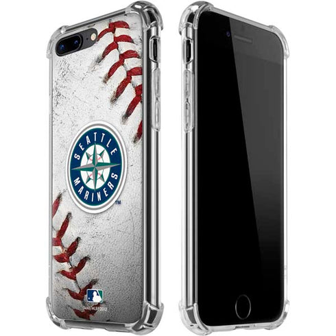 MLB Seattle Mariners Game Ball iPhone 7/8 Plus Clear Case