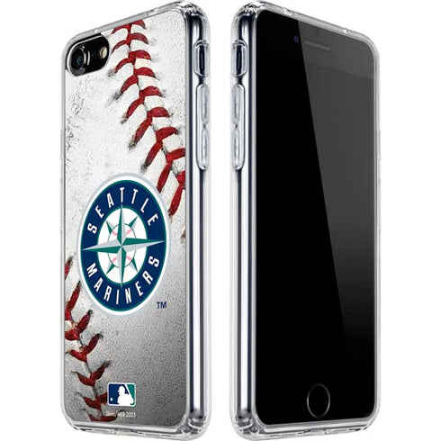 MLB Seattle Mariners Game Ball iPhone SE (2nd & 3rd Gen) Clear Case