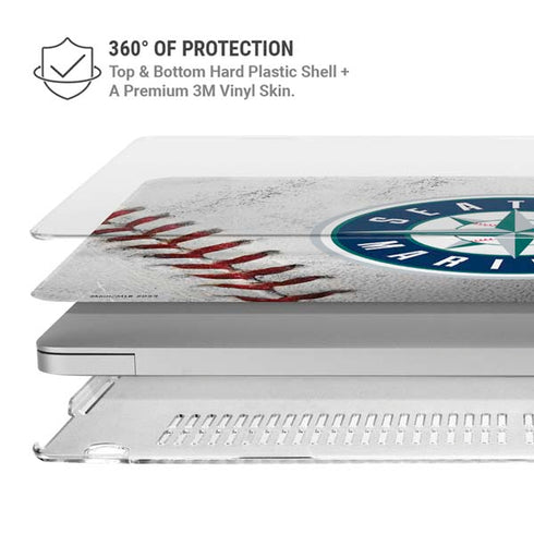 MLB Seattle Mariners Game Ball MacBook Pro 13in (2020) Case plus Skin