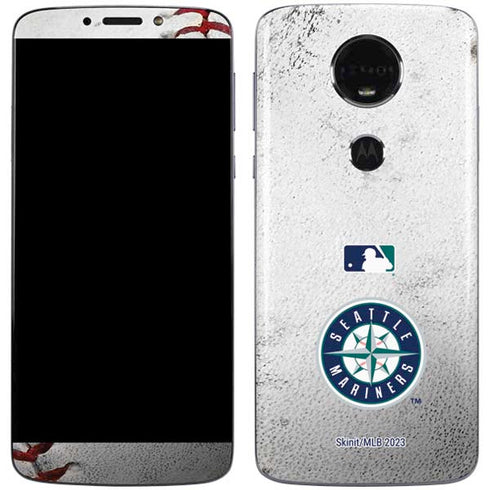 MLB Seattle Mariners Game Ball Moto E5 Plus Skin
