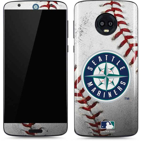 MLB Seattle Mariners Game Ball Moto G6 Skin