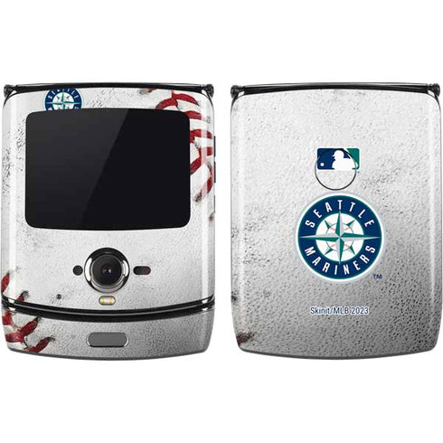 MLB Seattle Mariners Game Ball Motorola RAZR Skin