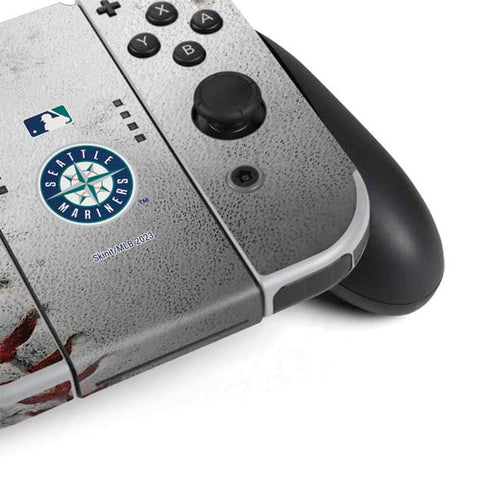 MLB Seattle Mariners Game Ball Nintendo Switch OLED (2021) Skin