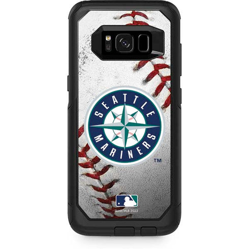 MLB Seattle Mariners Game Ball Otterbox Commuter Galaxy Skin