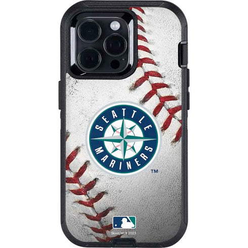 MLB Seattle Mariners Game Ball Otterbox Defender iPhone Skin