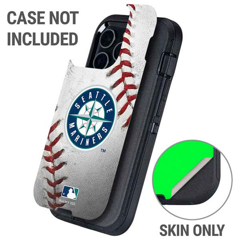 MLB Seattle Mariners Game Ball Otterbox Defender iPhone Skin