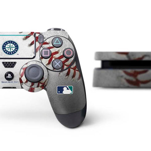 MLB Seattle Mariners Game Ball PS4 Slim Bundle Skin