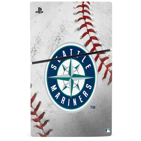 MLB Seattle Mariners Game Ball PS5 Slim Disk Console Skin