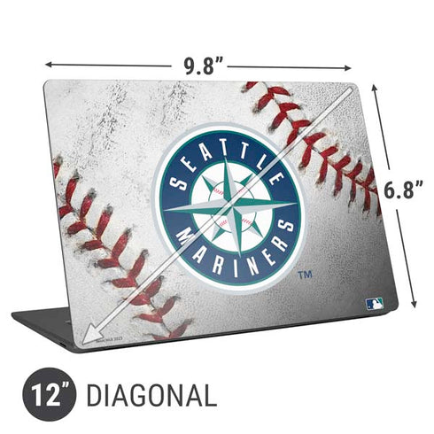 MLB Seattle Mariners Game Ball Universal Laptop 12in (9.8 x 6.8in) Skin