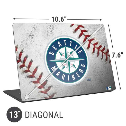 MLB Seattle Mariners Game Ball Universal Laptop 13in (10.6 x 7.6in) Skin