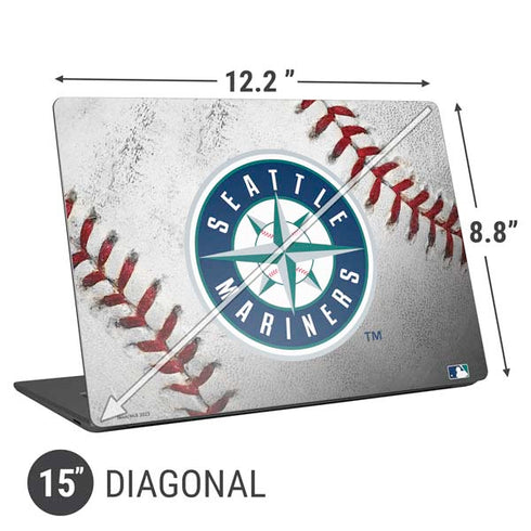 MLB Seattle Mariners Game Ball Universal Laptop 15in (12.2 x 8.8in) Skin
