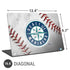 MLB Seattle Mariners Game Ball Universal Laptop 16.6in (13.4 x 9.7in) Skin
