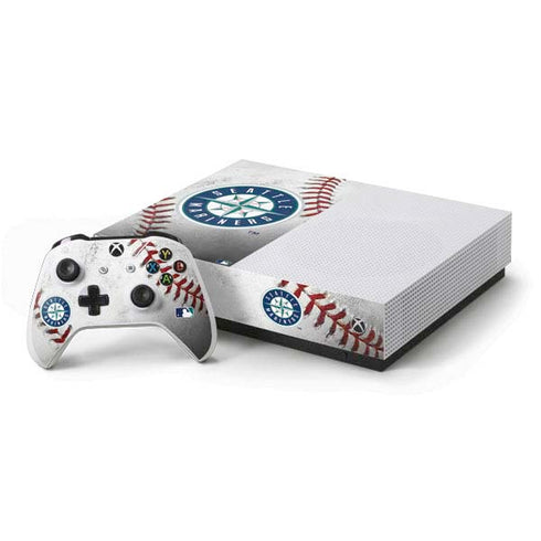 MLB Seattle Mariners Game Ball Xbox One S All-Digital Edition Bundle Skin