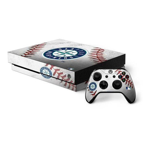 MLB Seattle Mariners Game Ball Xbox One X Bundle Skin