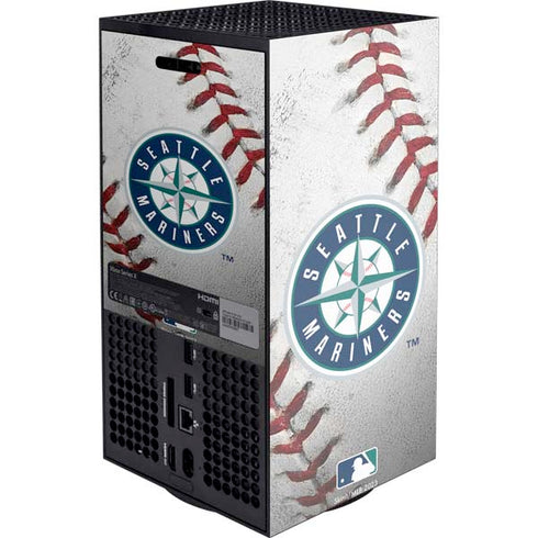MLB Seattle Mariners Game Ball Xbox Series X Console Skin