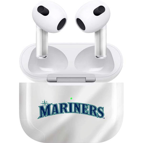 MLB Seattle Mariners Home Jersey Apple AirPods (3rd Gen 2021) Skin