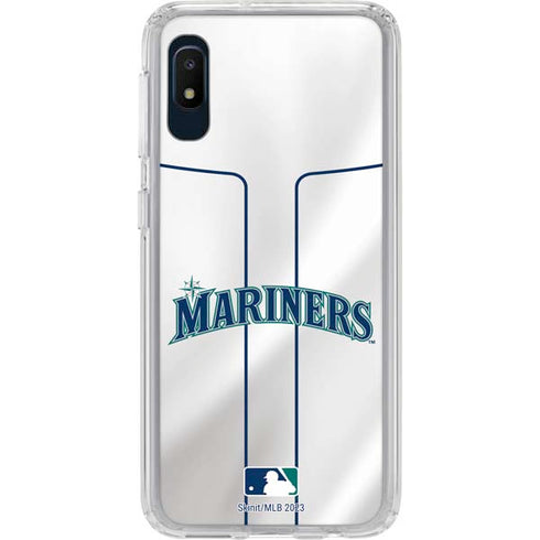 MLB Seattle Mariners Home Jersey Galaxy A10e Clear Case