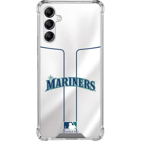 MLB Seattle Mariners Home Jersey Galaxy A14 5G Clear Case